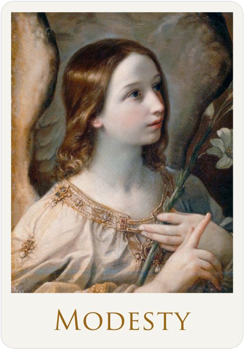 Angel Card Modesty